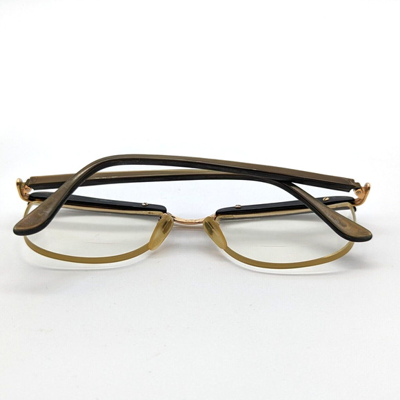 Amor Gold Filled Half Frame Glasses Vintage 1960s Made in France Says 18mm GF main image 6